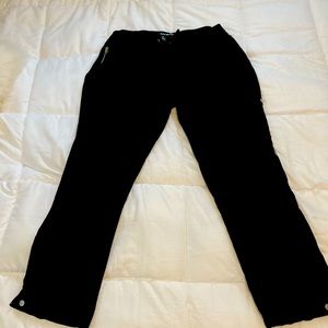Healing hands black scrub pants never worn
